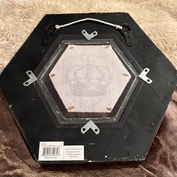 Vintage Distressed Mirrored Framed Artwork - Picture 3 of 5